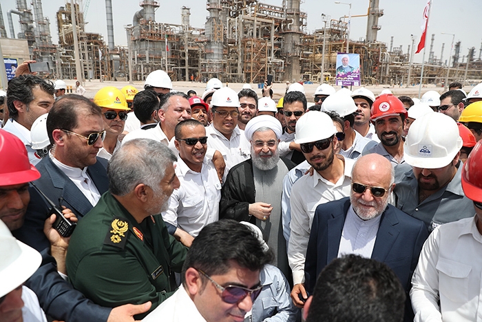 تصاویر/افتتاح فاز اول پالایشگاه میعانات گازی ستاره خلیج فارس