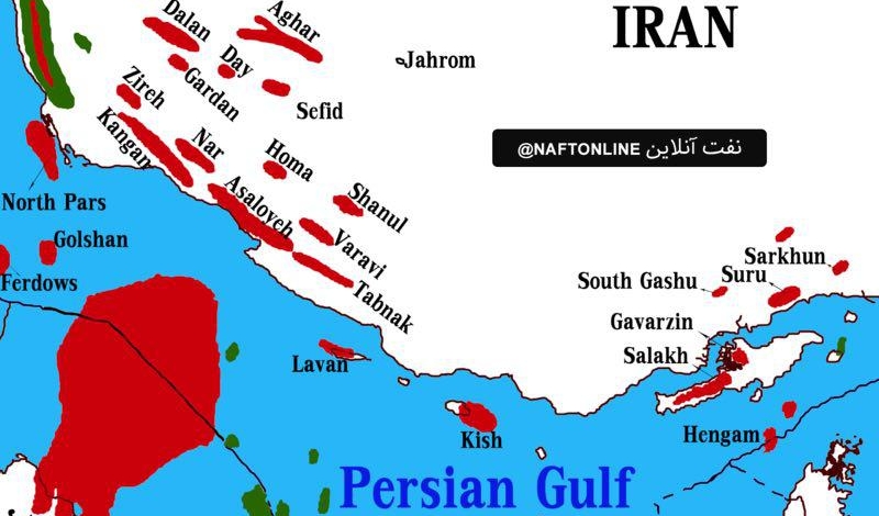 ? میدان های گازی جنوب ایران