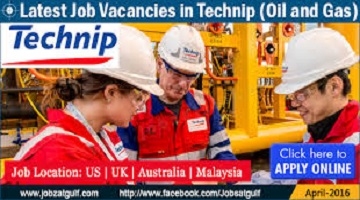 آگهی استخدام در شرکت نفت و گاز تکنیپ Technip
