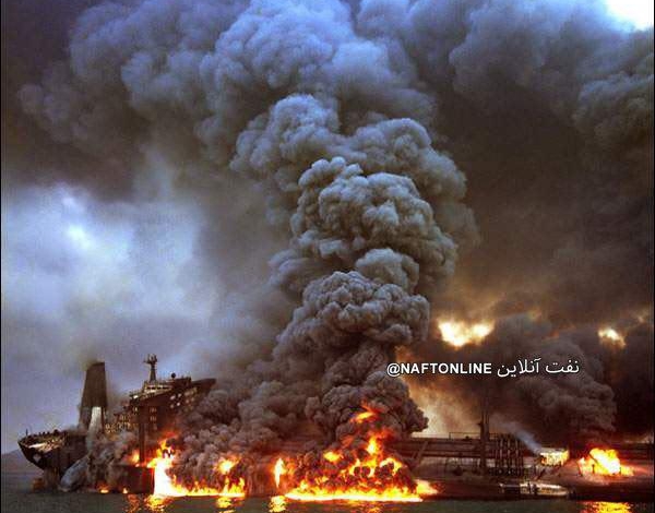 انفجار دو نفتکش در جزیره خارگ