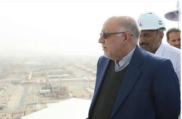 وزیر نفت از طرح توسعه فاز ۱۳ پارس جنوبی بازدید کرد