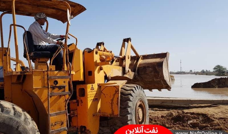 سنگ‌تمام شرکت‌ملی‌مناطق‌نفتخیز‌جنوب جهت کمک به سیل زدگان خوزستان