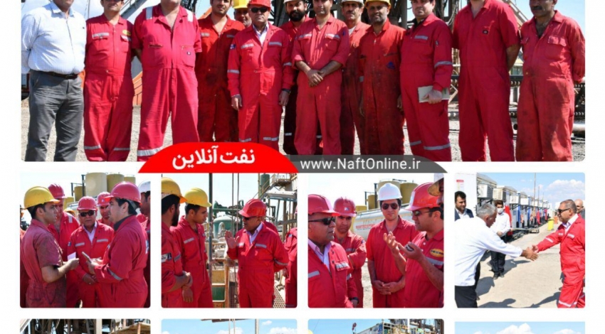 مدیرعامل NIDC به میدان نفتی آزادگان رفت