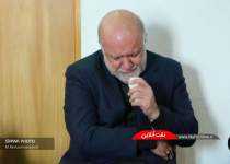 گریه وزیر نفت در مراسم بزرگداشت شهید سپهبد حاج قاسم سلیمانی