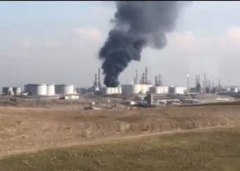 آتش سوزی در یک پالایشگاه عراقی | نفت آنلاین