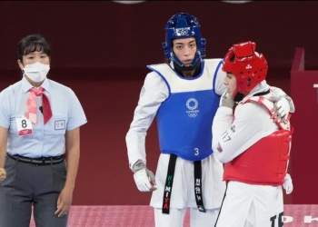 کیمیا علیزاده در المپیک توکیو