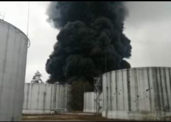 آتش سوزی انبار نفتی اوکراین | نفت آنلاین