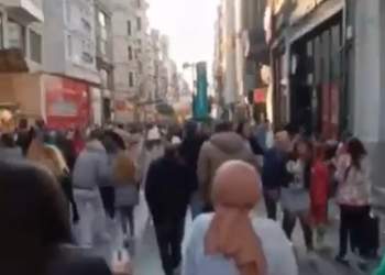 ویدئو لحظه انفجار تروریستی در استانبول