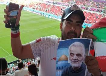 شهید حاج قاسم سلیمانی در جام جهانی فوتبال قطر