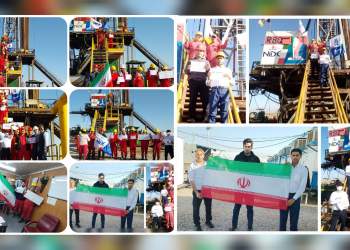 سالروز پیروزی انقلاب اسلامی در دکل های حفاری | نفت آنلاین