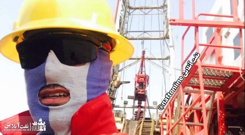 فرار کارکنان صنعت نفت در جنوب از گرما با استفاده از ماسک پارچه ای | نفت آنلاین